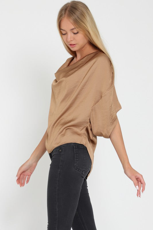 FELICITY SATIN TOP