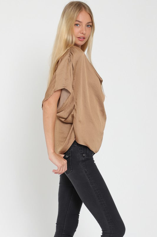 FELICITY SATIN TOP