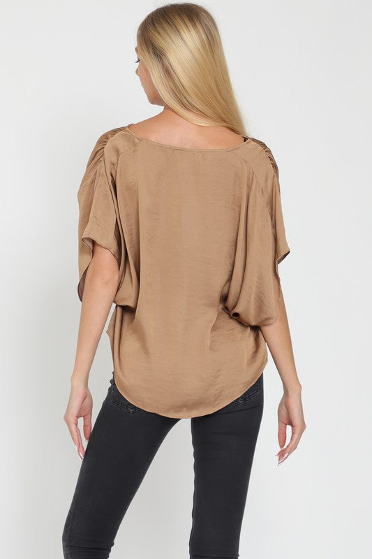 FELICITY SATIN TOP