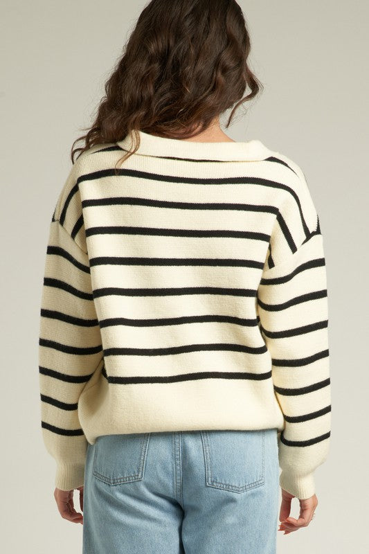 KARA STRIPED SWEATER