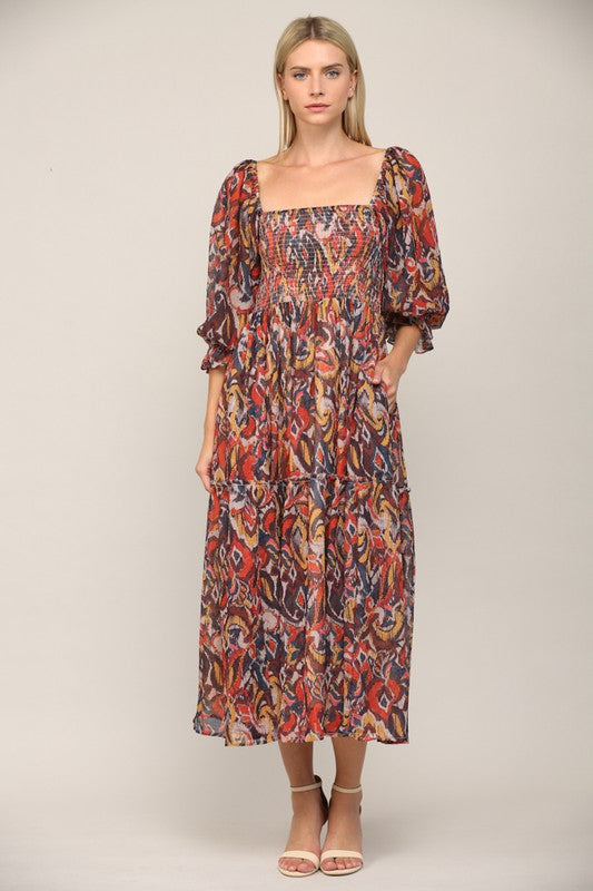AMBER MIDI DRESS
