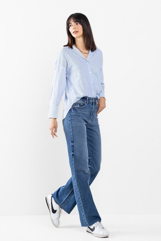 MADISON WIDE STRAIGHT LEG DENIM