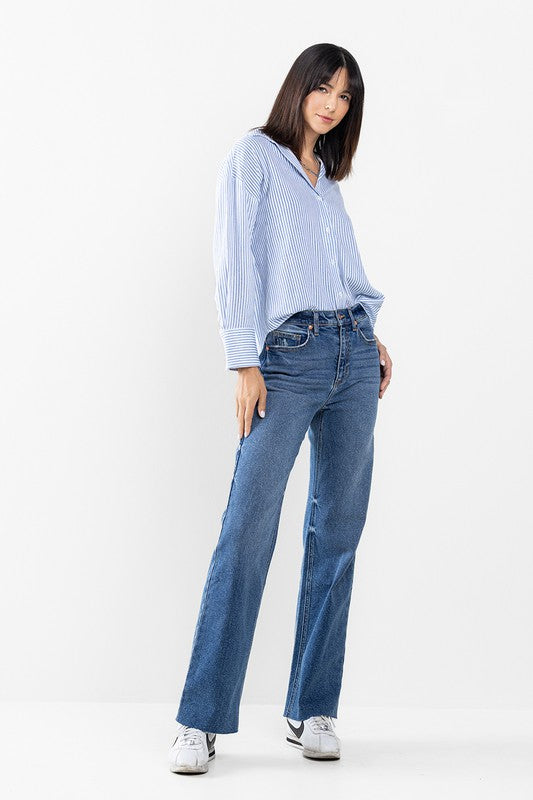 MADISON WIDE STRAIGHT LEG DENIM