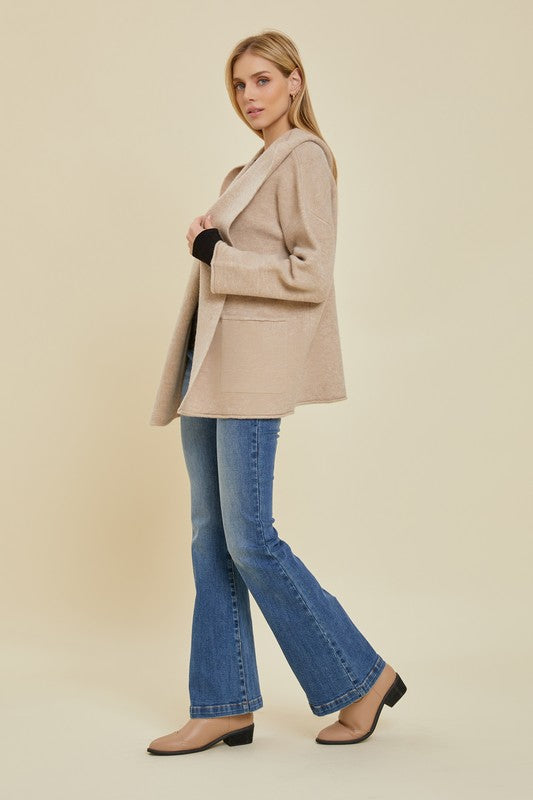 NATALIA HOODED CARDIGAN