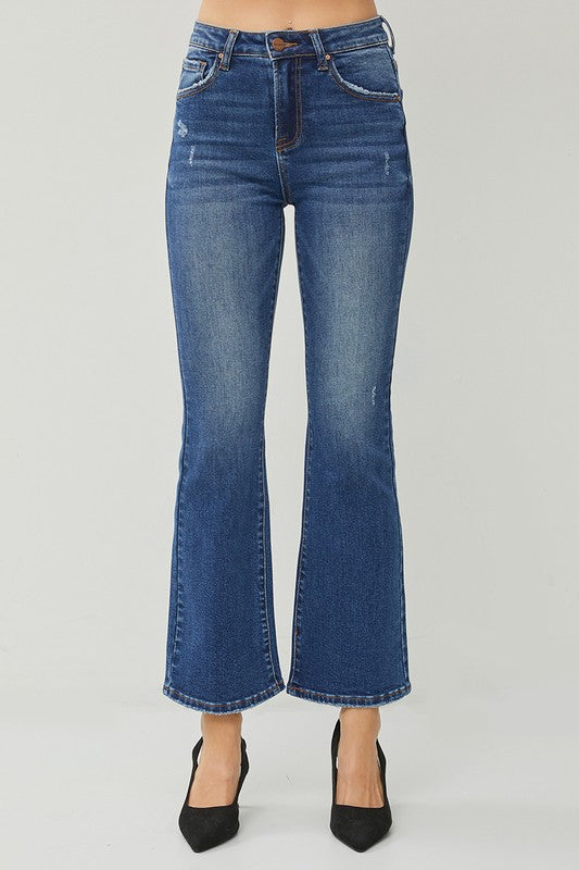 HOLLY ANKLE FLARE DENIM