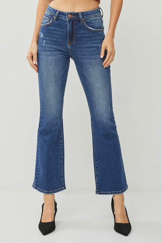 HOLLY ANKLE FLARE DENIM