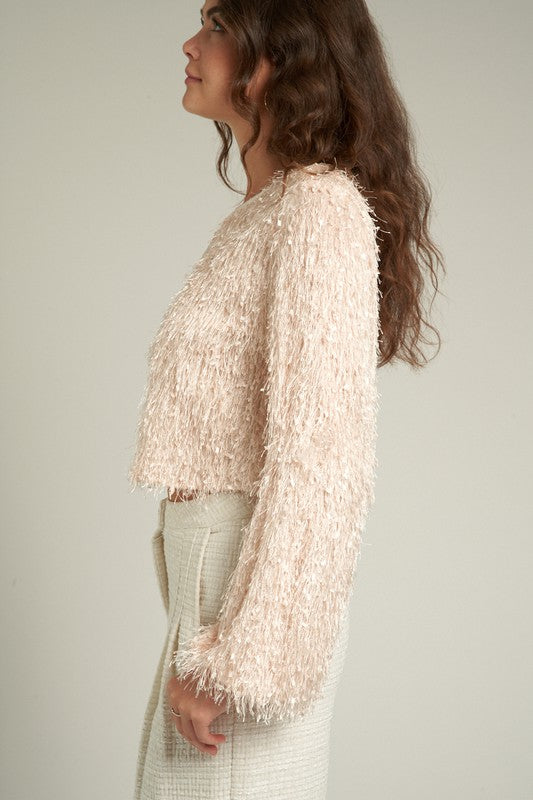 ARIANA FRINGED CROP TOP