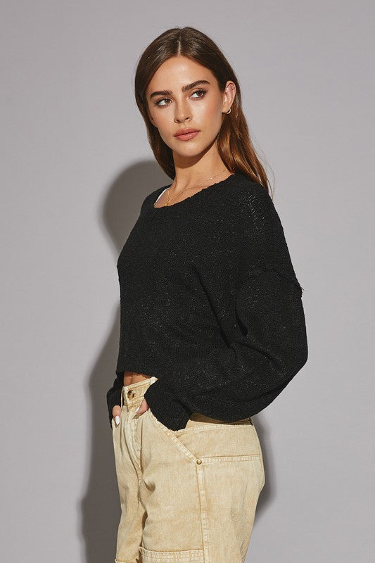 LAURA CROPPED SWEATER