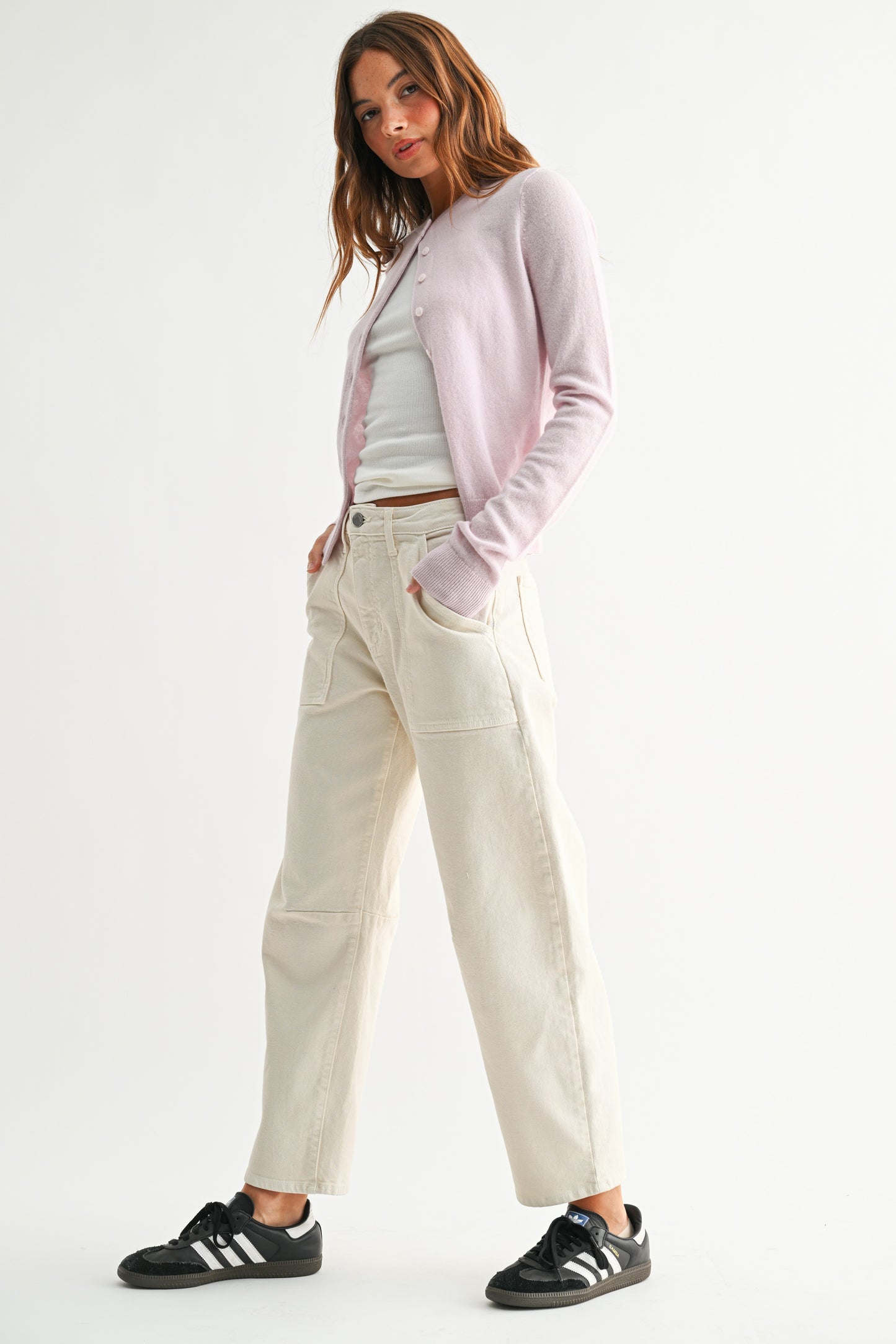 HANNAH UTILITY BARREL DENIM