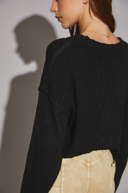 LAURA CROPPED SWEATER