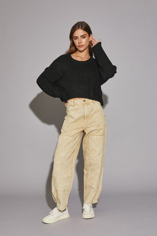 LAURA CROPPED SWEATER