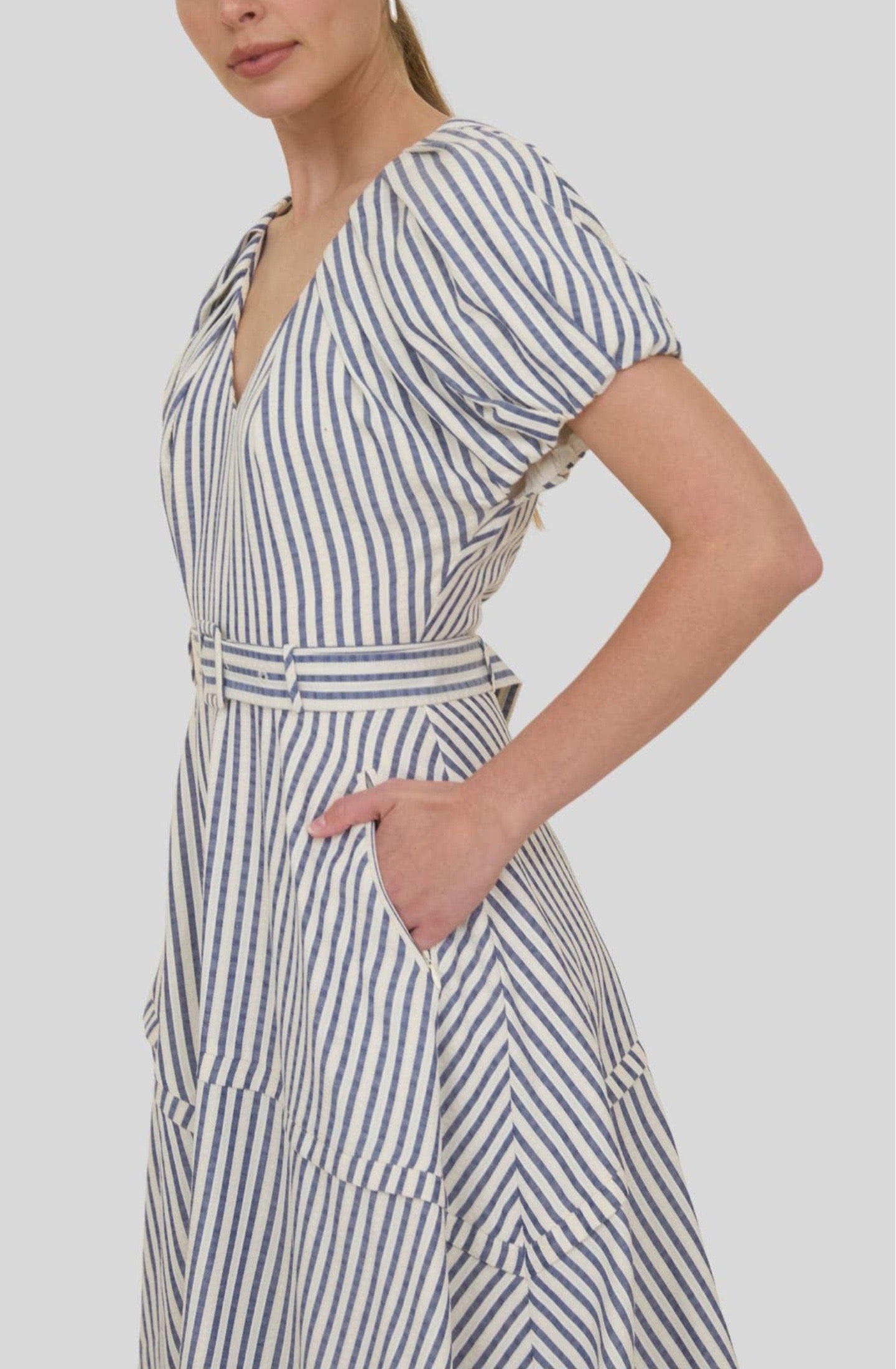 CLARISSA STRIPE DRESS