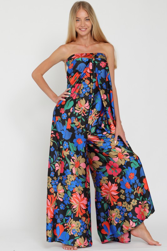GIA STRAPLESS JUMPSUIT