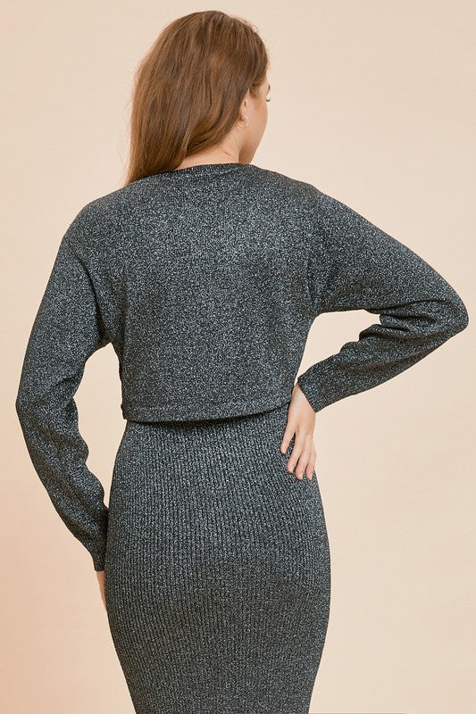 JULES SHRUG SWEATER