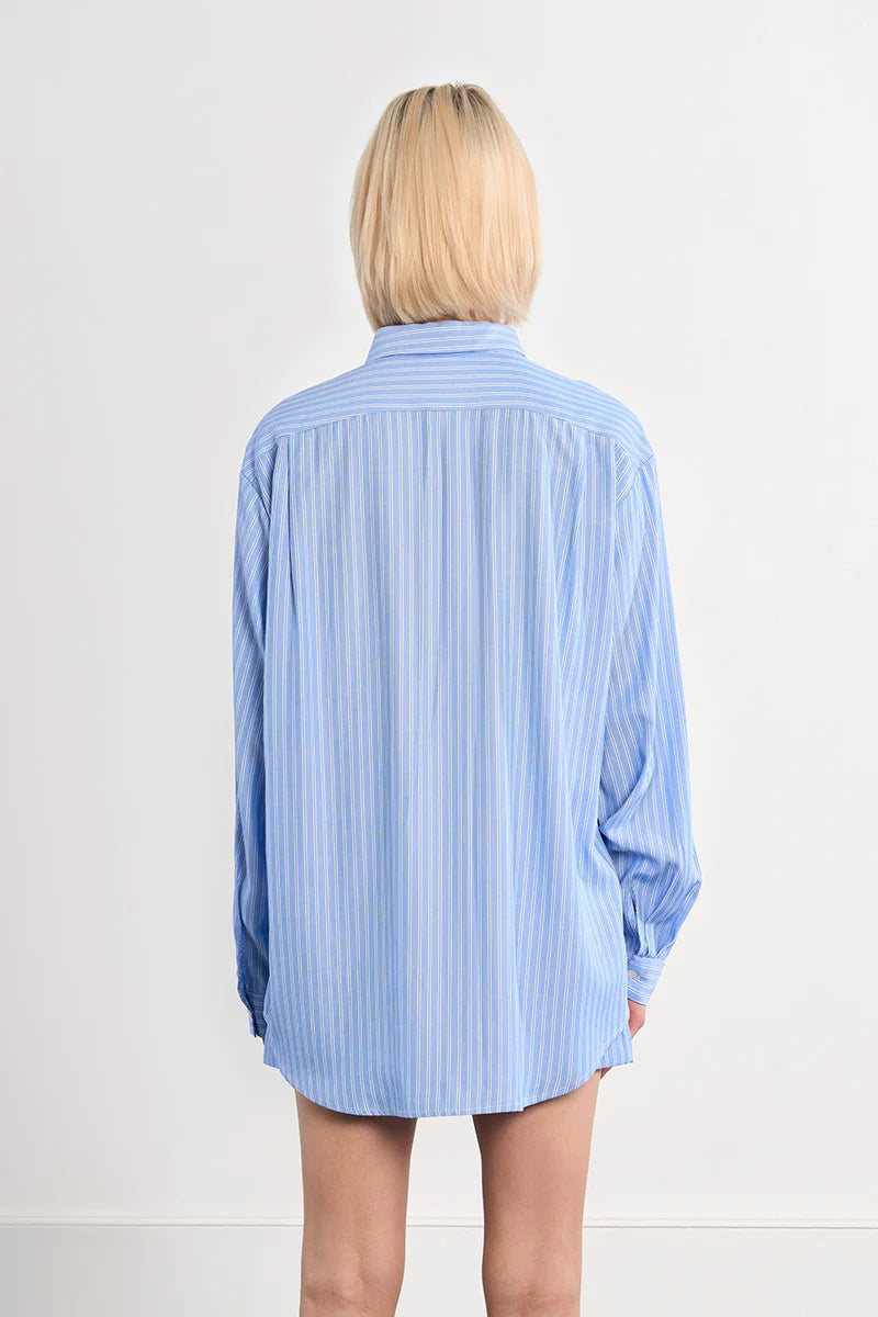 SUEANNE OVERSIZED STRIPED TOP