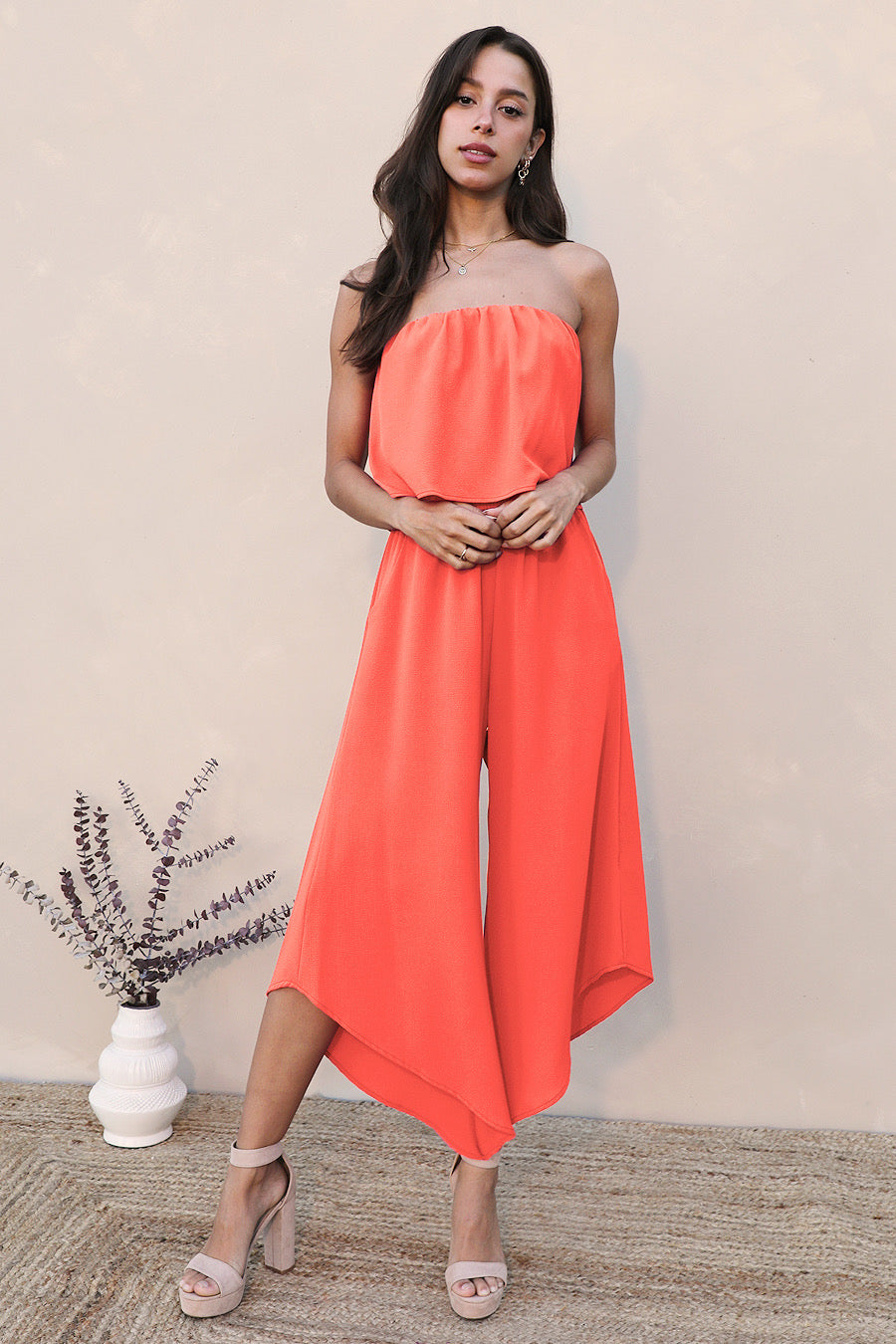 VERA STRAPLESS JUMPSUIT