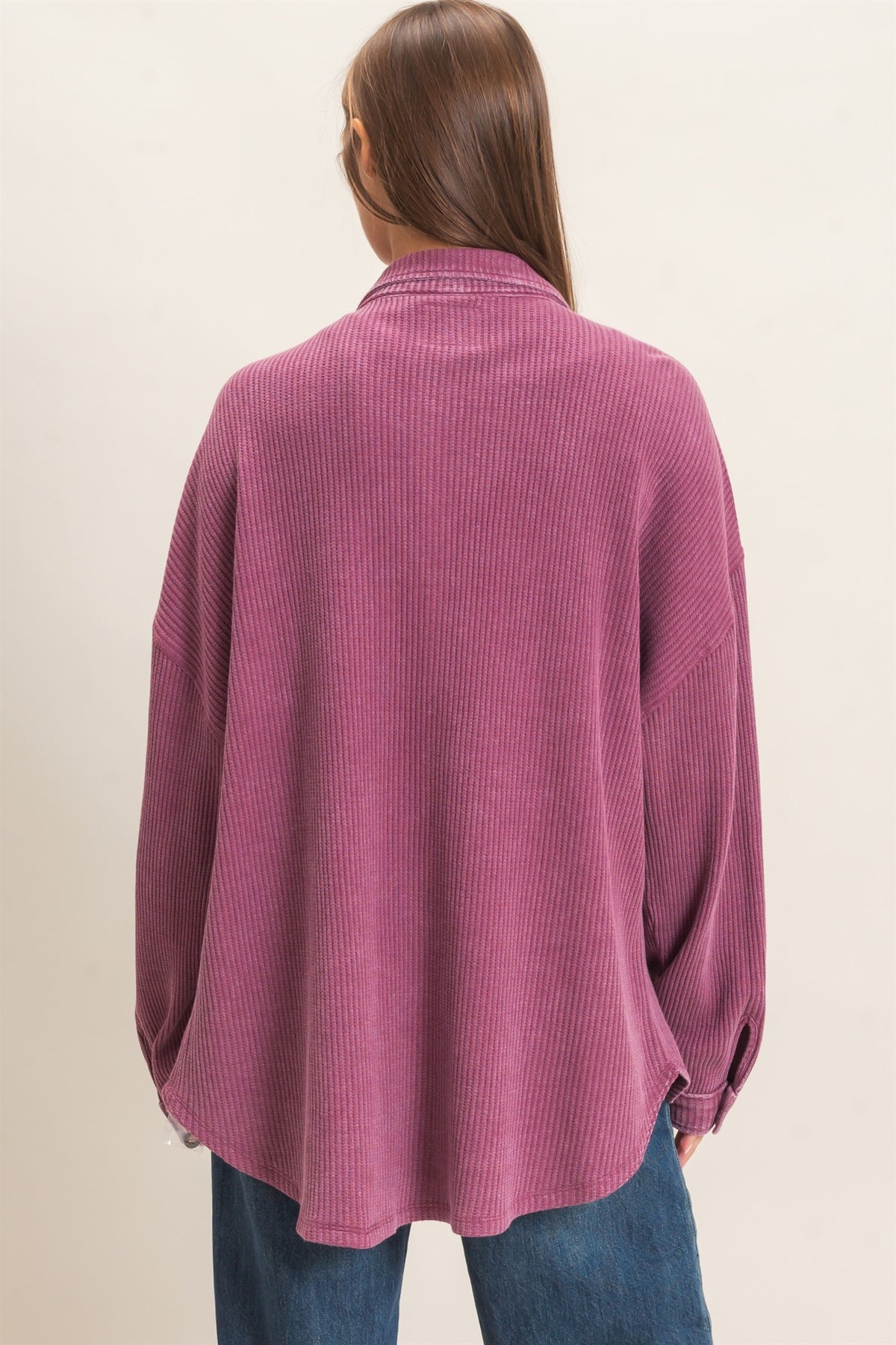 ISABELLA WAFFLE KNIT SHACKET
