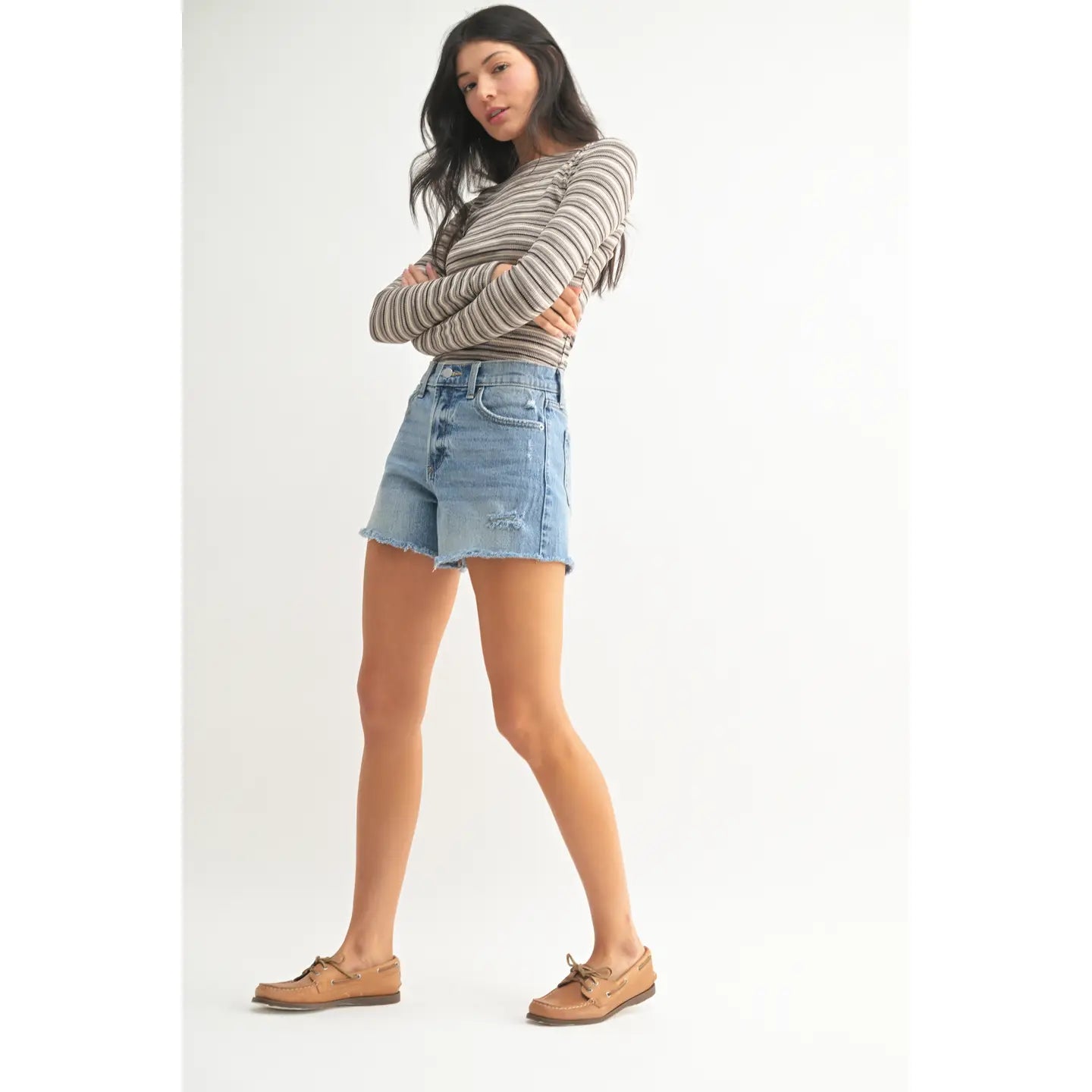 AMANDA DENIM SHORTS