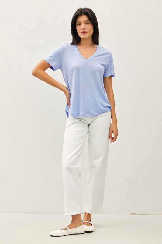 PIPPER LINEN BLEND TEE