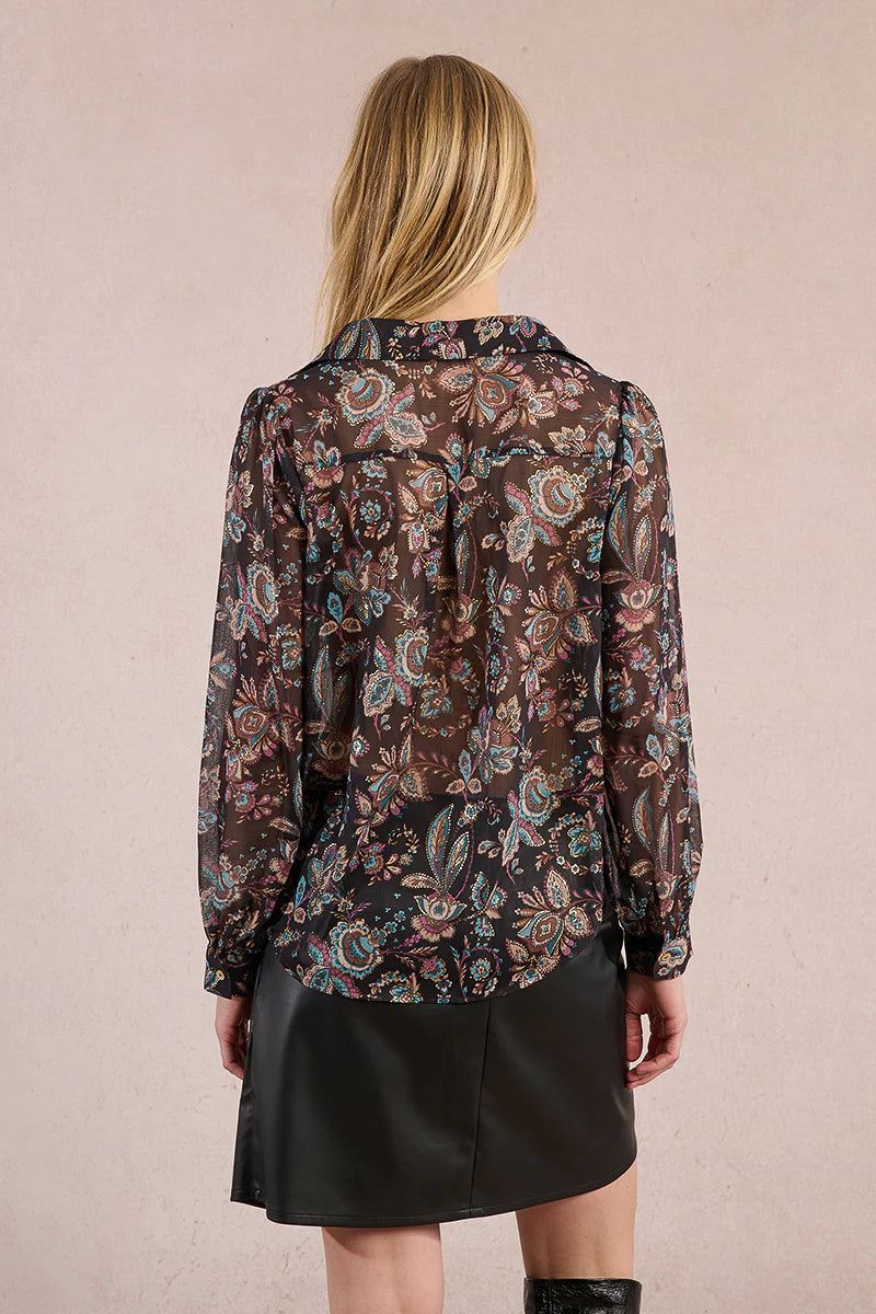 RYAN PAISLEY PRINTED BLOUSE
