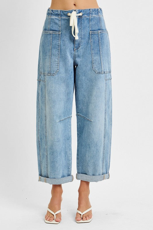 KALLIE BARREL JEANS