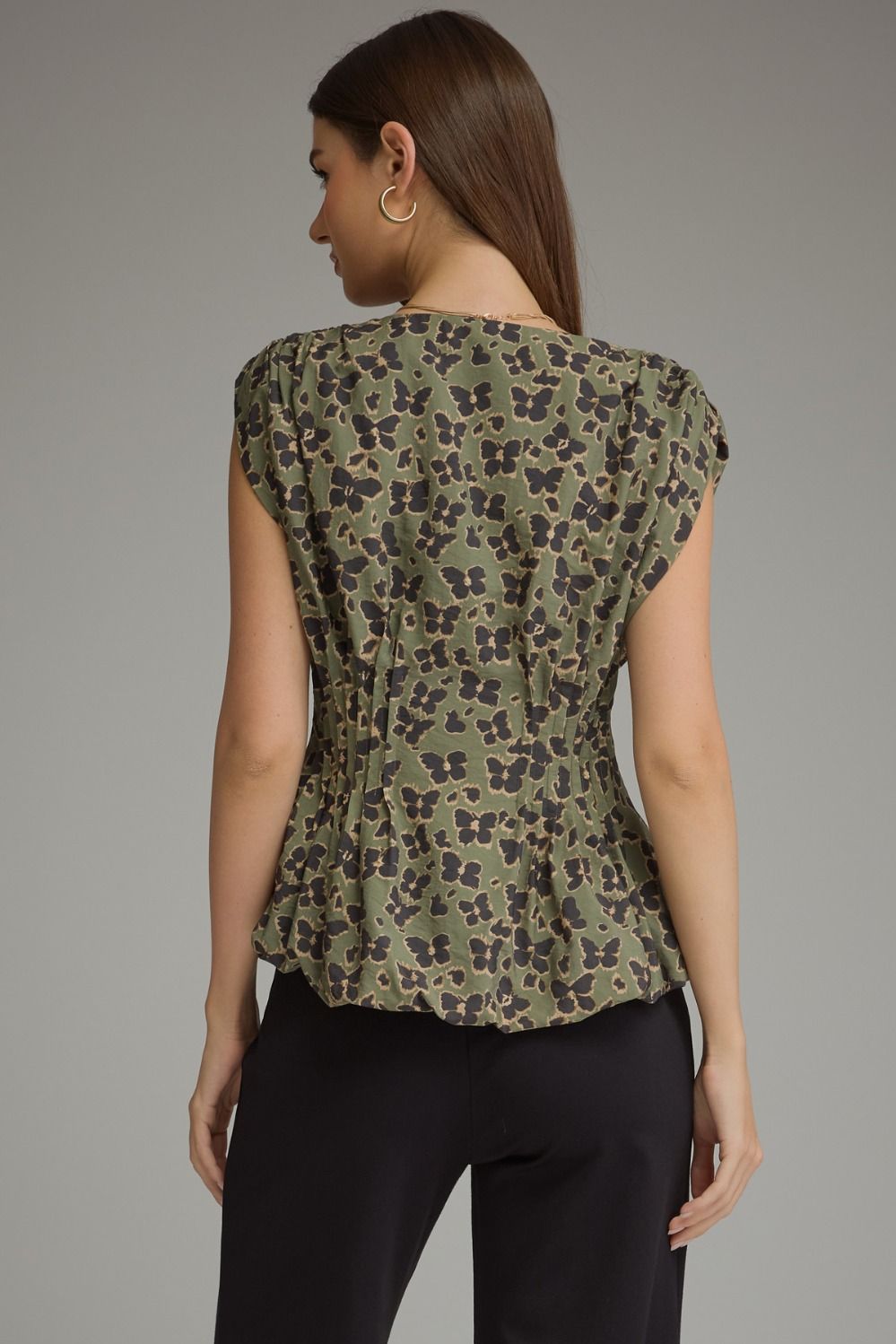 TARA PEPLUM TOP