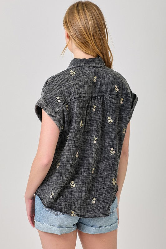 LINDSEY EMBROIDERED SHIRT