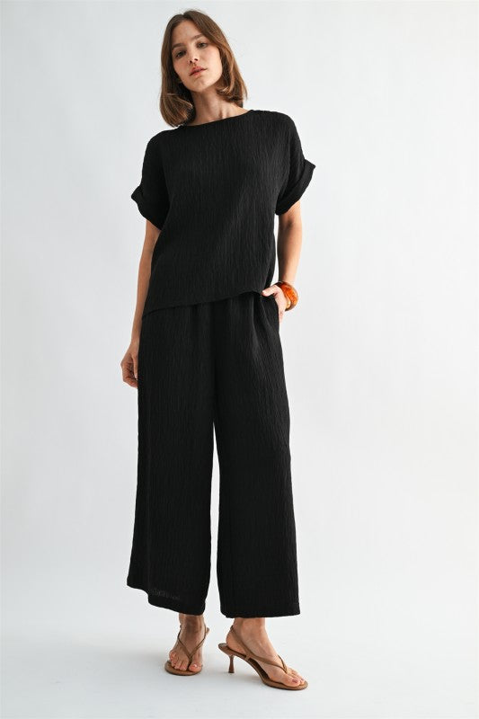 BESS TEXTURED PANTS