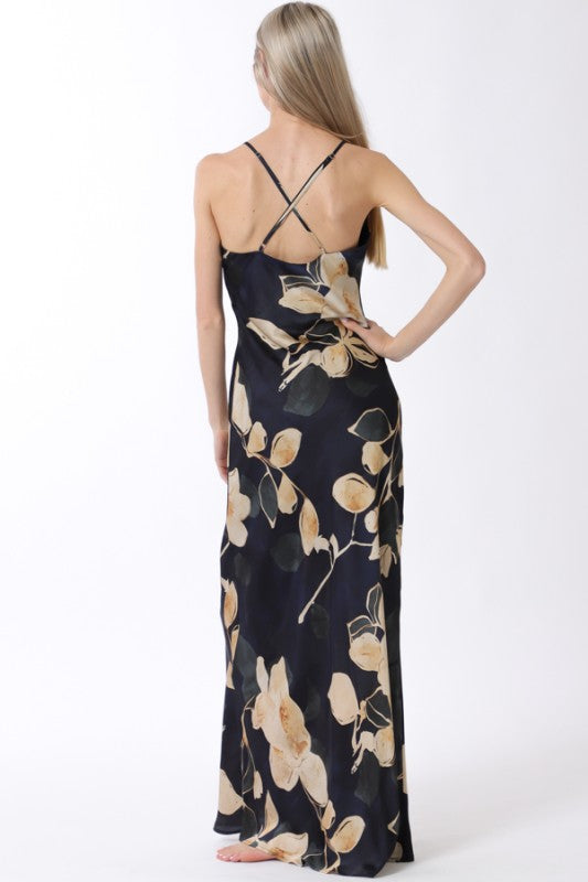 CATHERINE FLORAL SLIP DRESS