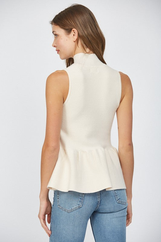 THEA SLEEVELESS SWEATER