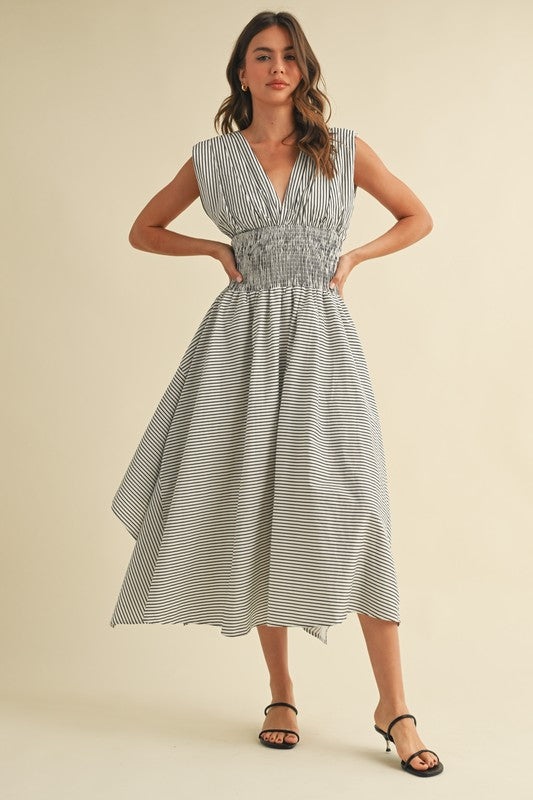 DARLENE STRIPED DRESS
