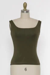 SHAINA SQUARE NECK TANK