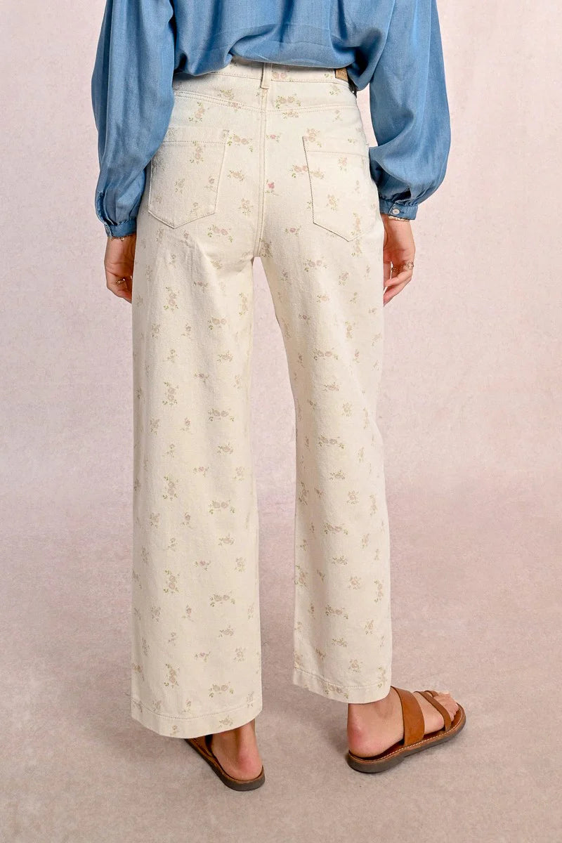 TAMIA FLORAL WIDE LEG PANTS