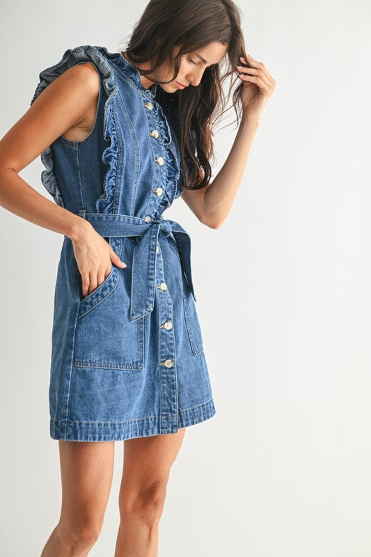 KAYLEE DENIM DRESS