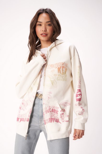 ANDREA ZIP UP HOODIE