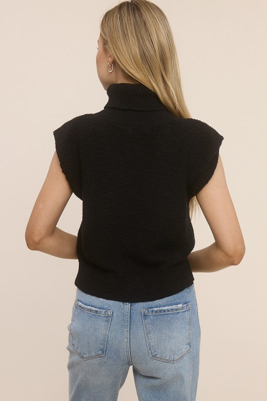 STACEY SLEEVELESS SWEATER TOP