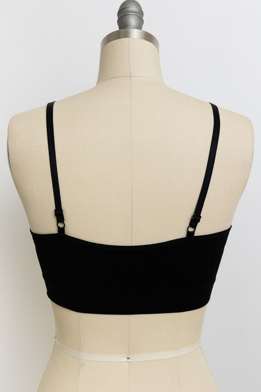 ULTRA SOFT LACE TRIM BRALETTE