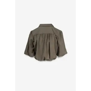 KELLY BUBBLE HEM SHIRT