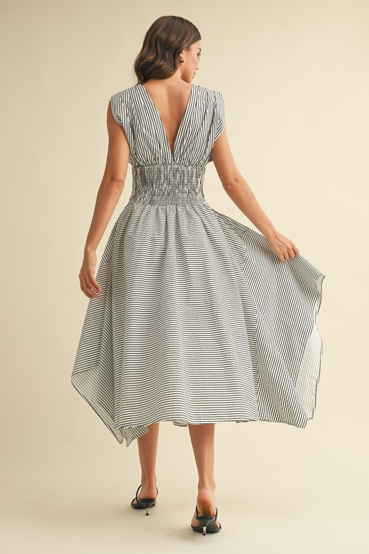DARLENE STRIPED DRESS
