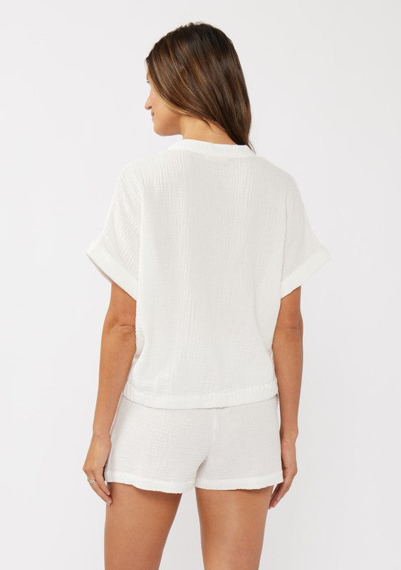 SUZIE GAUZE TOP