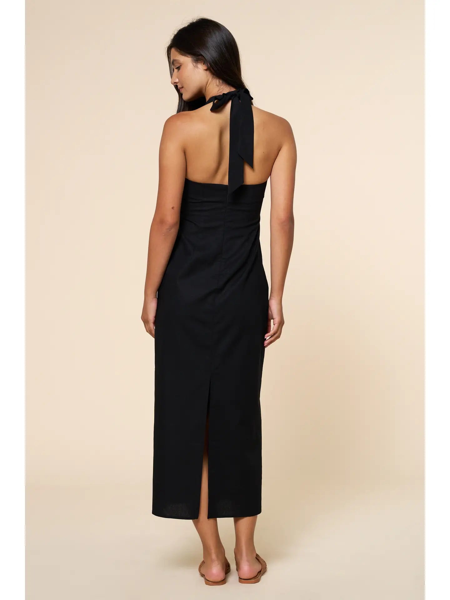 LONNA HALTER DRESS