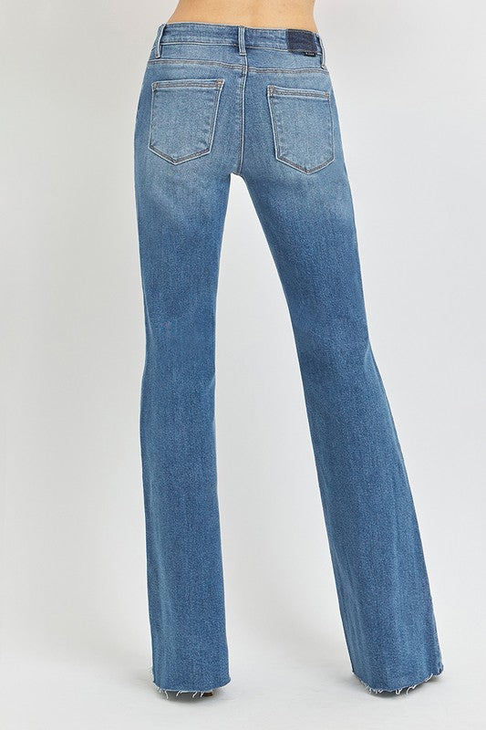 MILA MID RISE FLARE DENIM