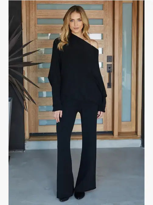 SABRINA ASYMMETRICAL SWEATER