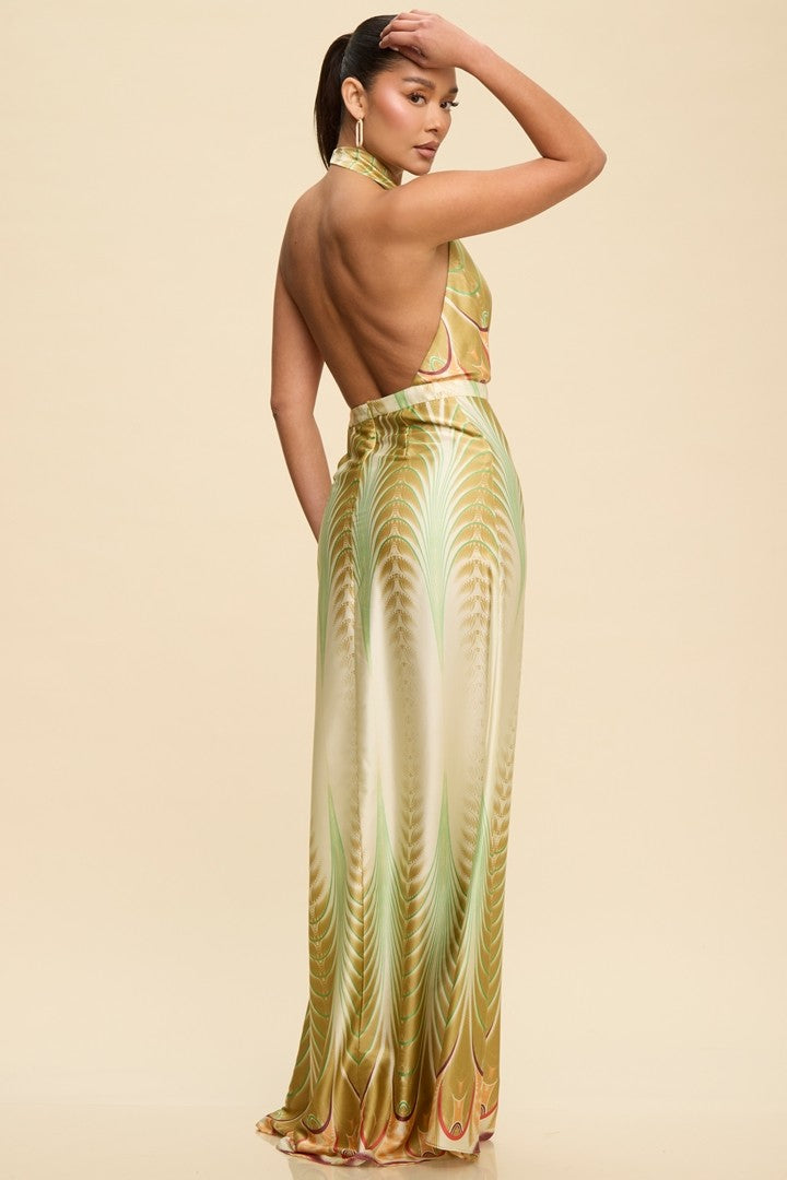 ARIA HALTER DRESS