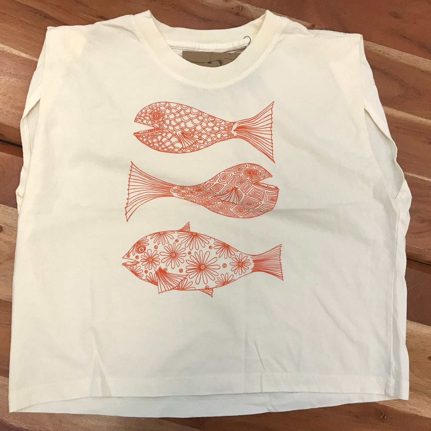 MOSAIC FISH MUSCLE TEE