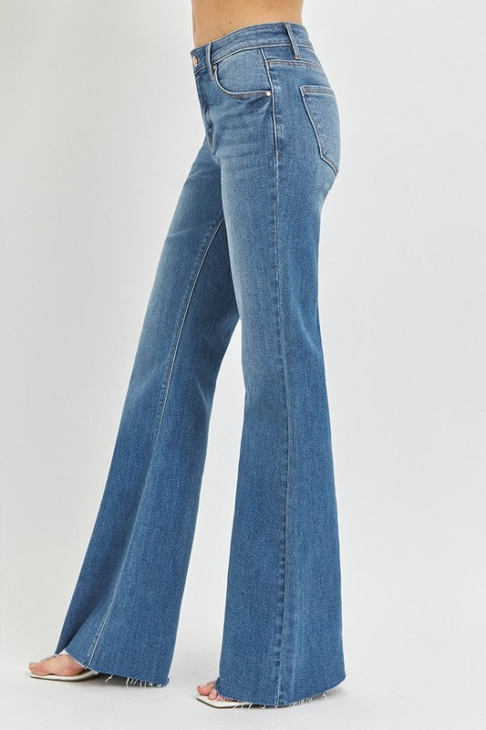 MILA MID RISE FLARE DENIM