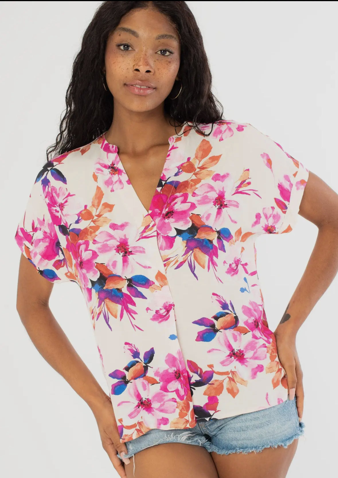 RENEE FLORAL TOP