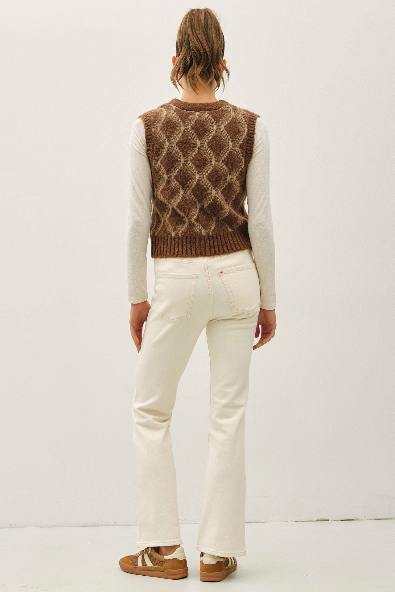 CASEY ARGYLE SWEATER VEST