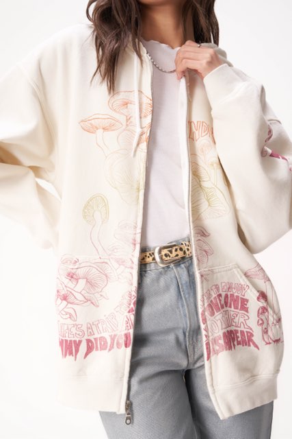 ANDREA ZIP UP HOODIE