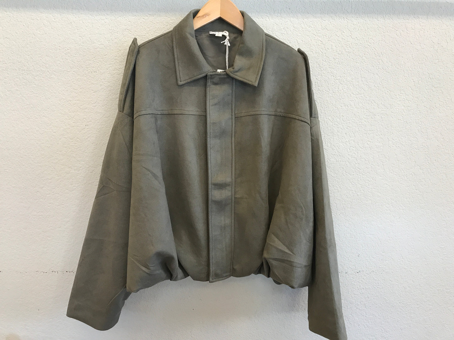 KARINA FAUX SUEDE JACKET
